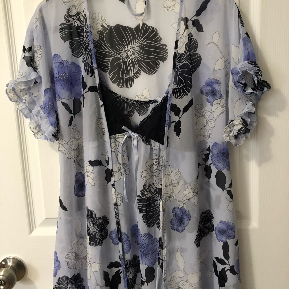 Victoria Secret floral chemise set
